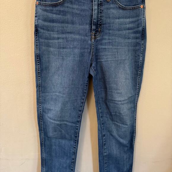 Madewell Stovepipe Straight Ankle Jeans Size 28/6 Antoine Wash High Rise AJ204 - Picture 5 of 16